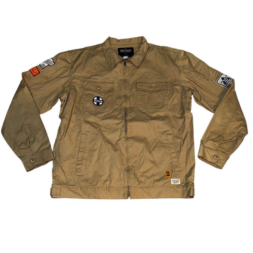 10 Deep Tenth Division Specialist Khaki Mechanic Jacket
